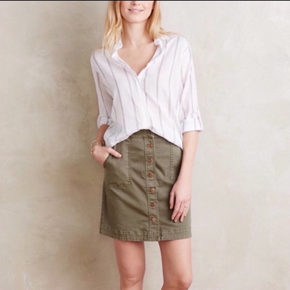 Pilcro and the Letterpress Anthropologie skirt - Picture 3 of 8